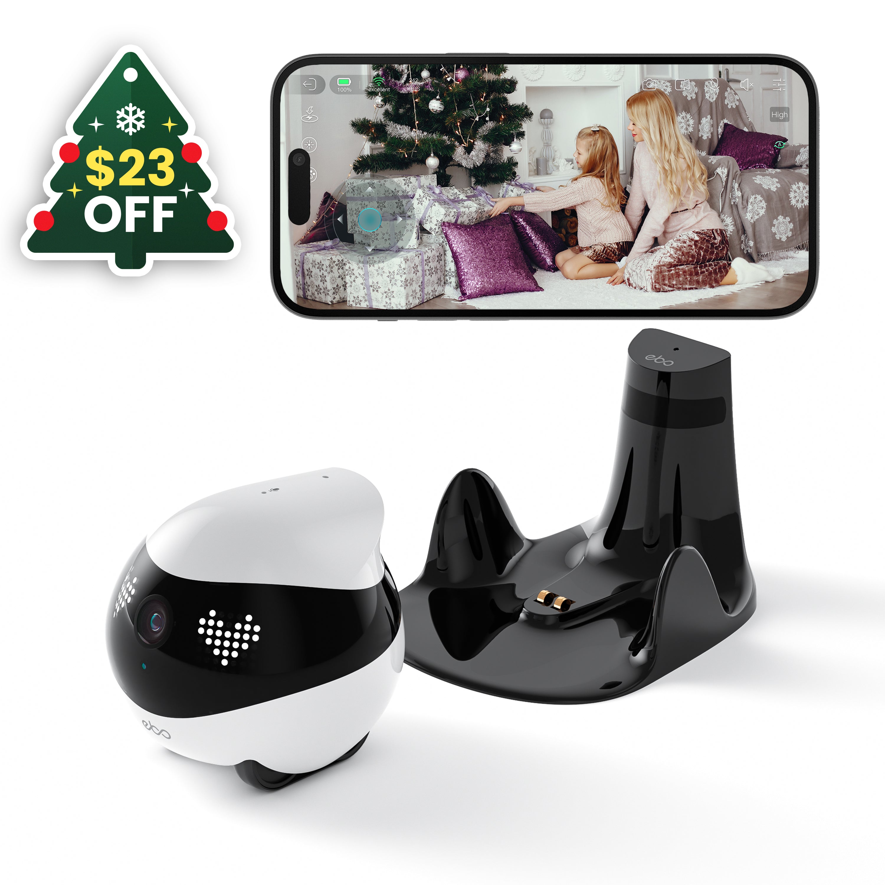 EBO Air 2 – KI-Sicherheits- & Haustierroboter 