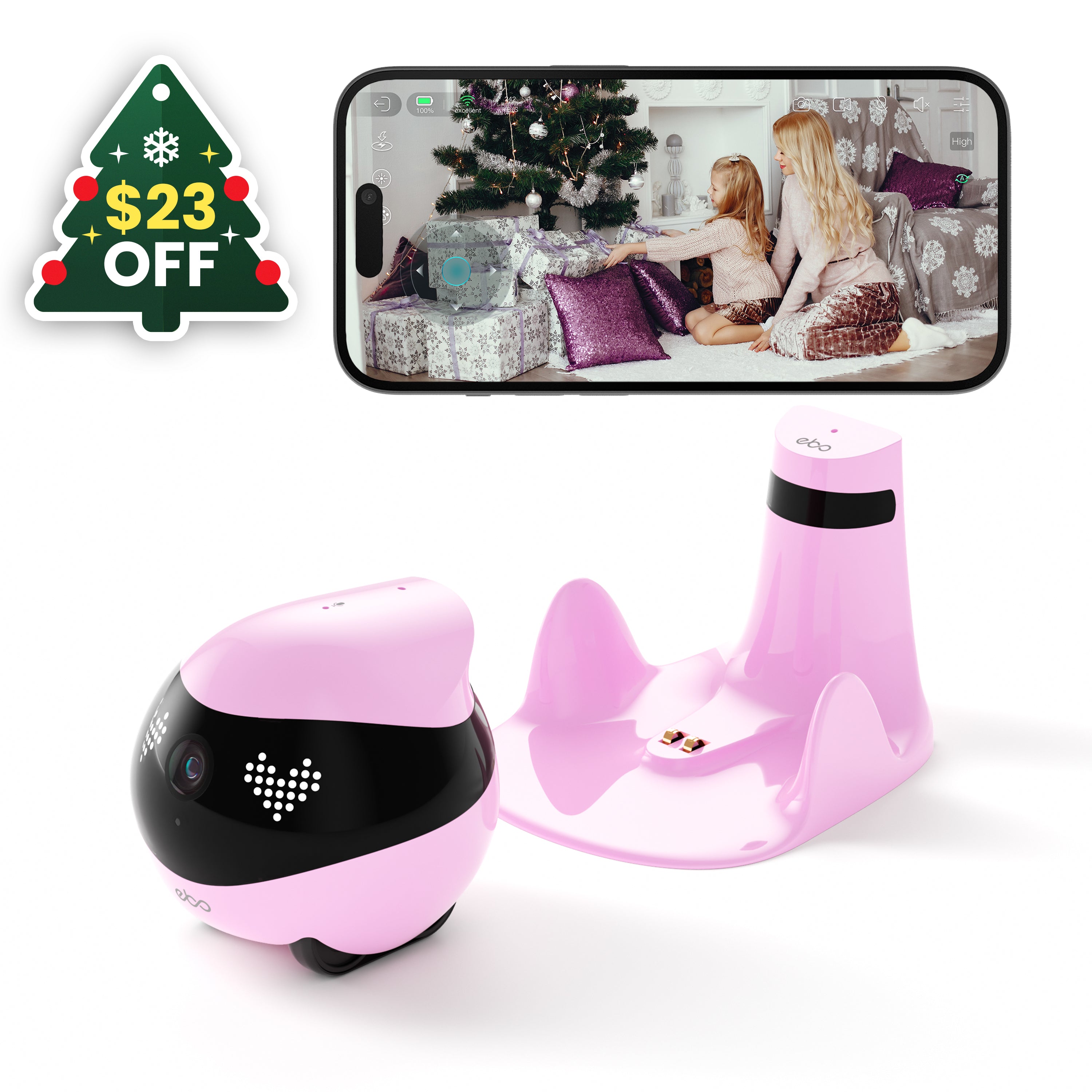 EBO Air 2 – KI-Sicherheits- & Haustierroboter 