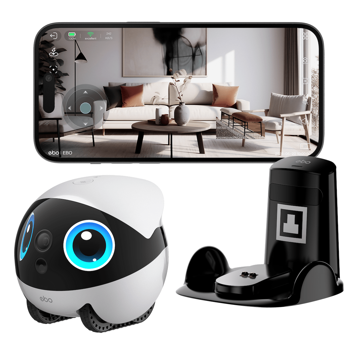 EBO Air 2 Plus – Sicherheits&Begleitroboter