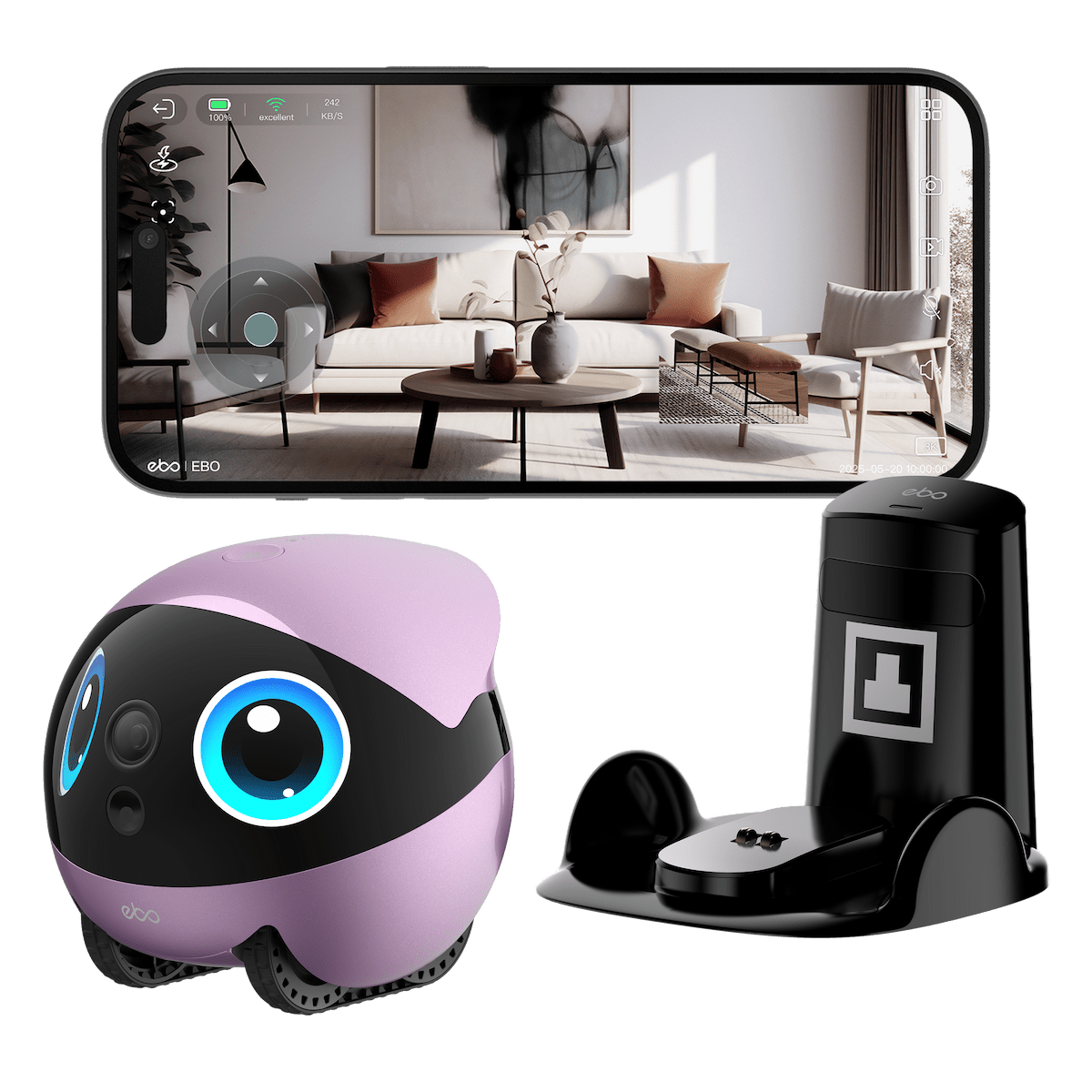 EBO Air 2 Plus – Sicherheits&Begleitroboter