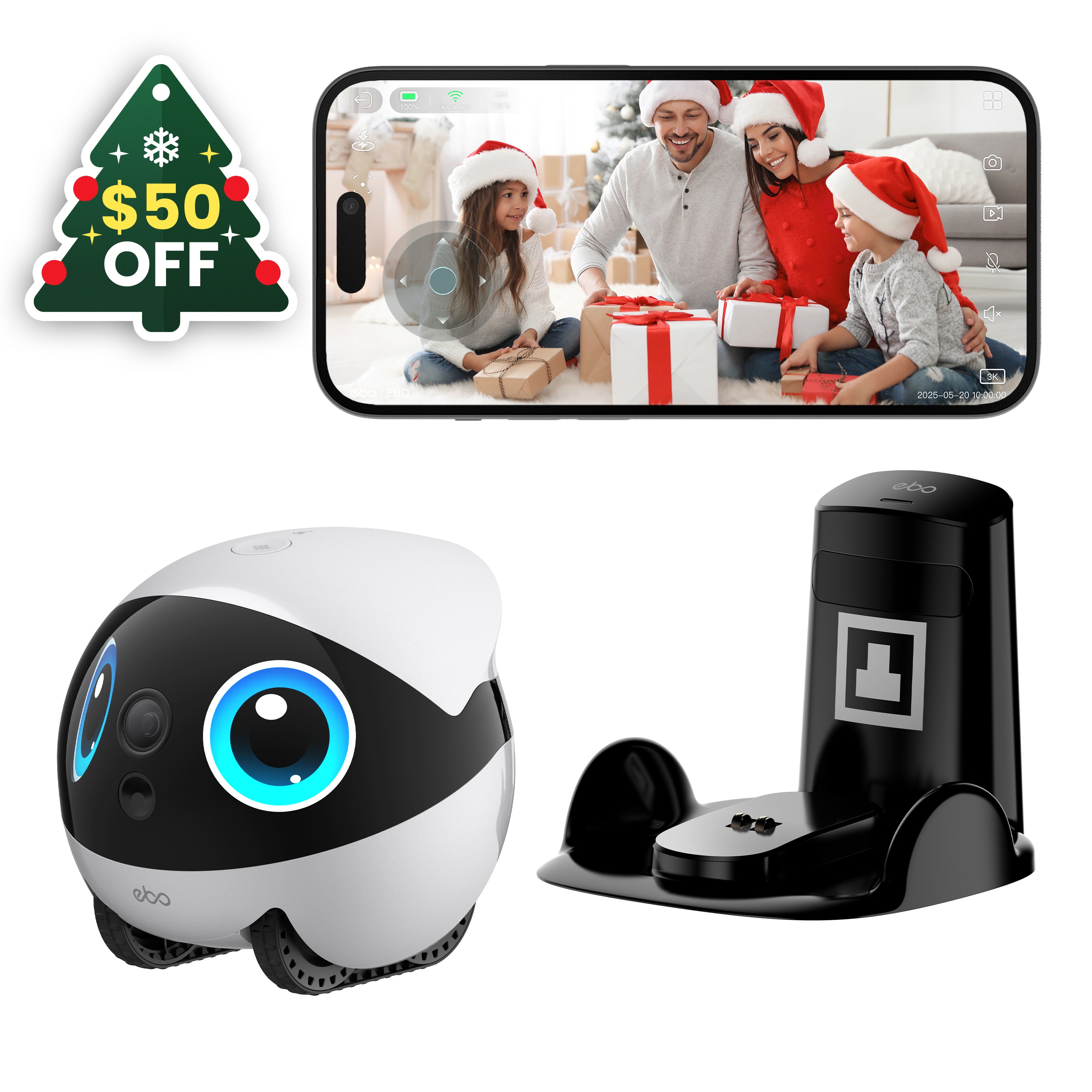 EBO Air 2 Plus – Sicherheits&Begleitroboter