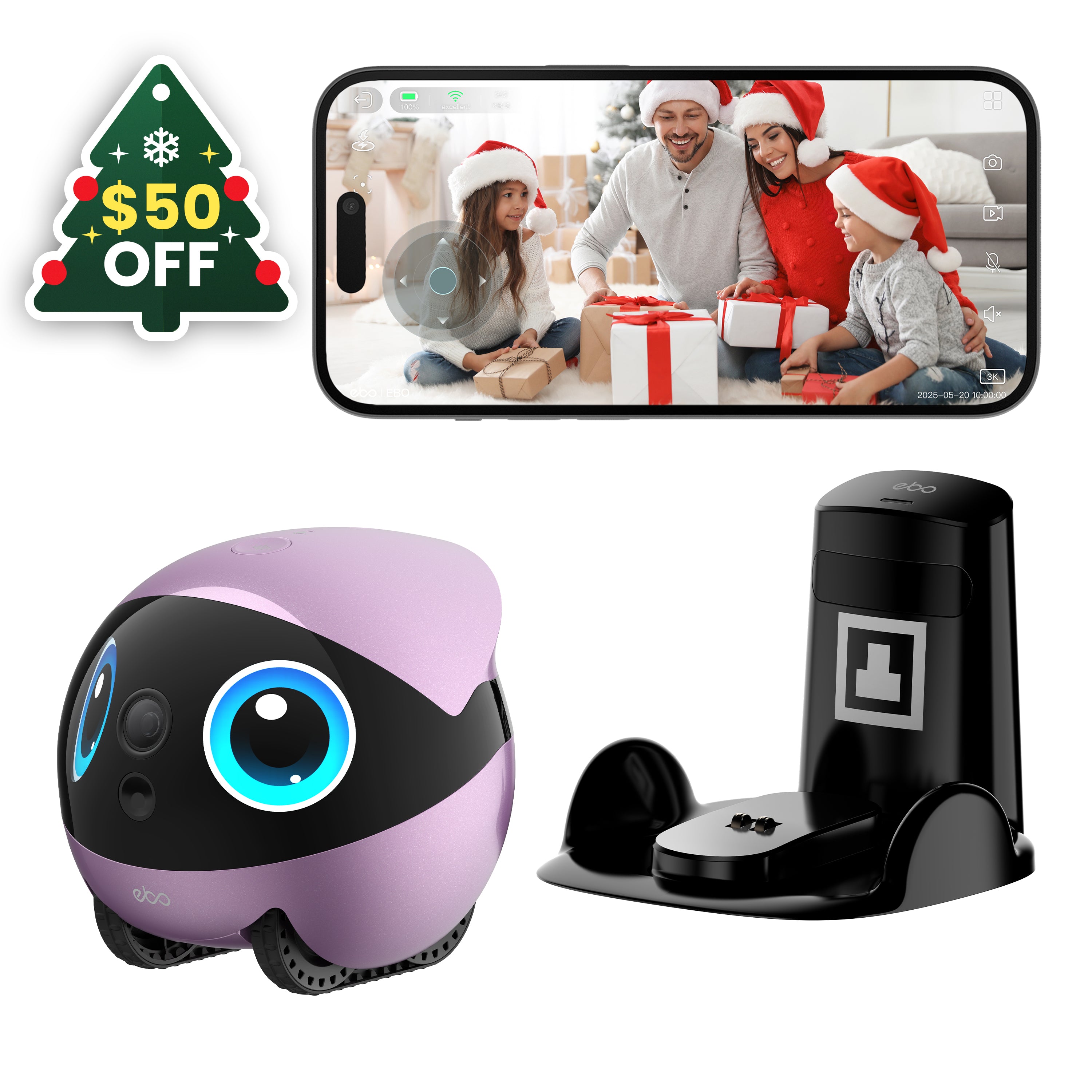 EBO Air 2 Plus – Sicherheits&Begleitroboter