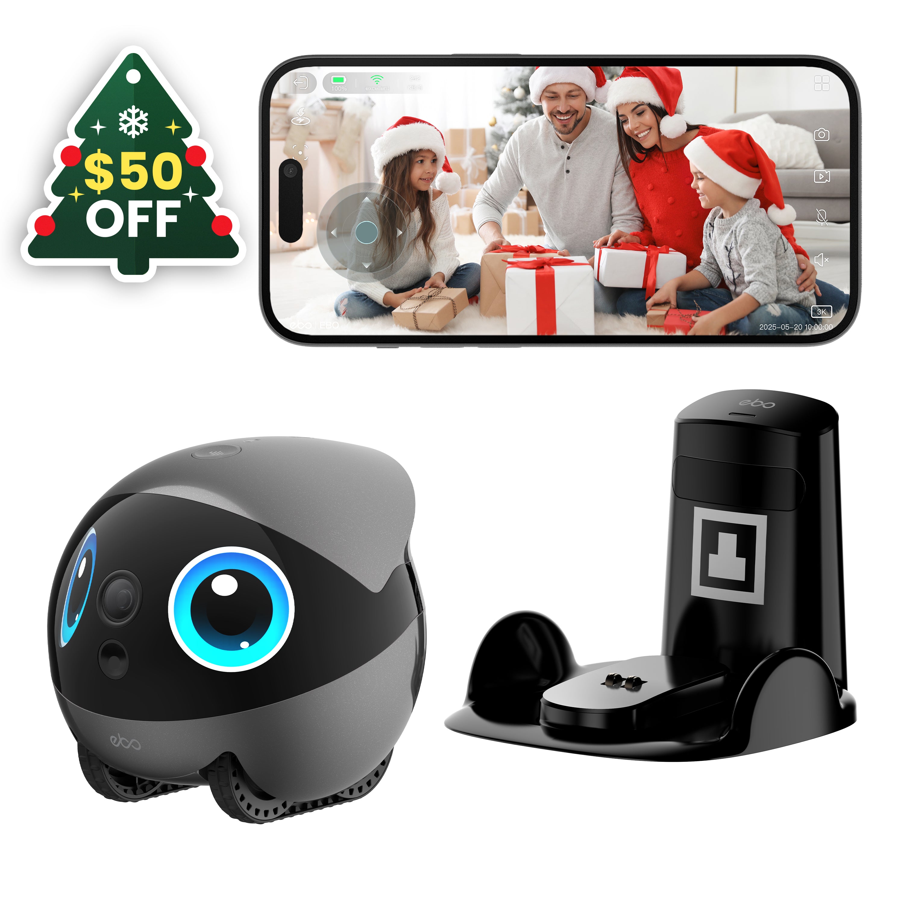 EBO Air 2 Plus – Sicherheits&Begleitroboter