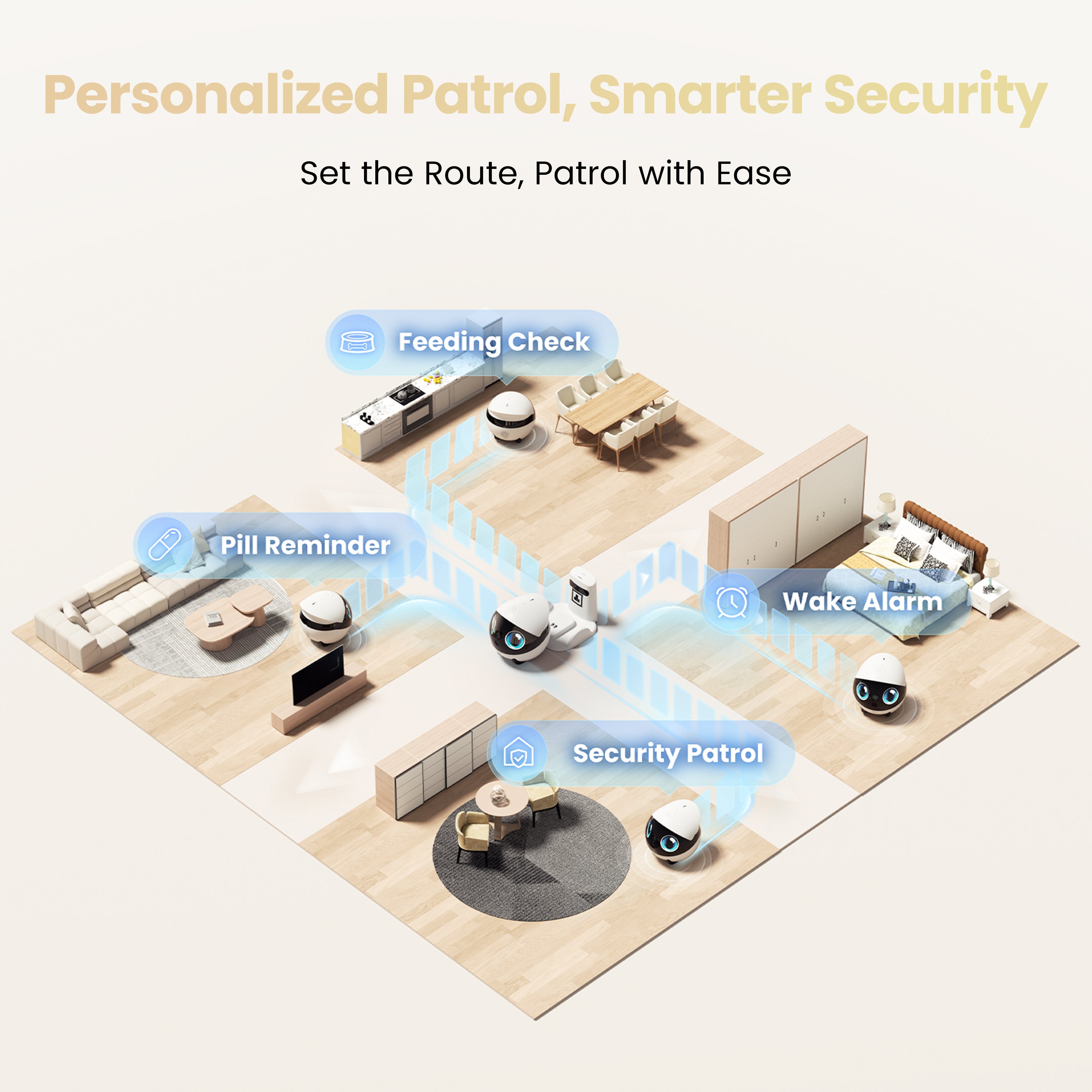 EBO Air 2S FamilyBot for home security