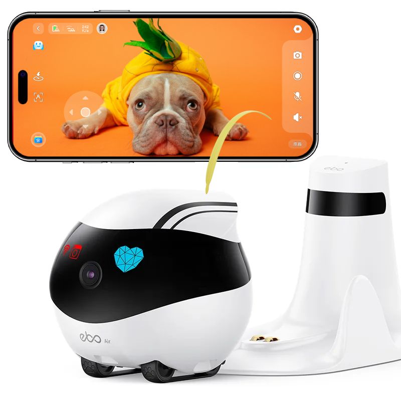 EBO Air Haustierroboter – 1080p Kamera&Laser