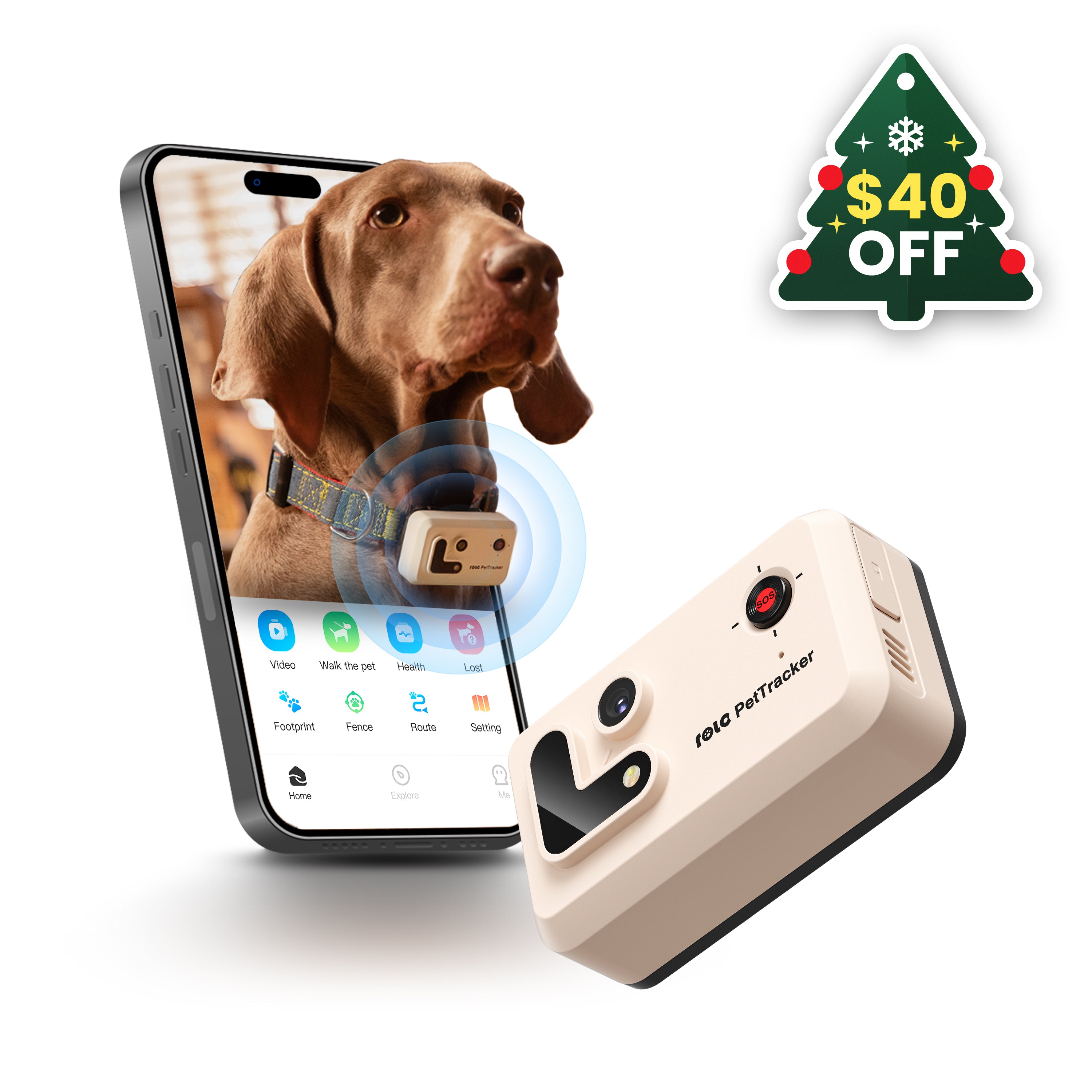 ROLA PetTracker-GPS Tracker with Camera