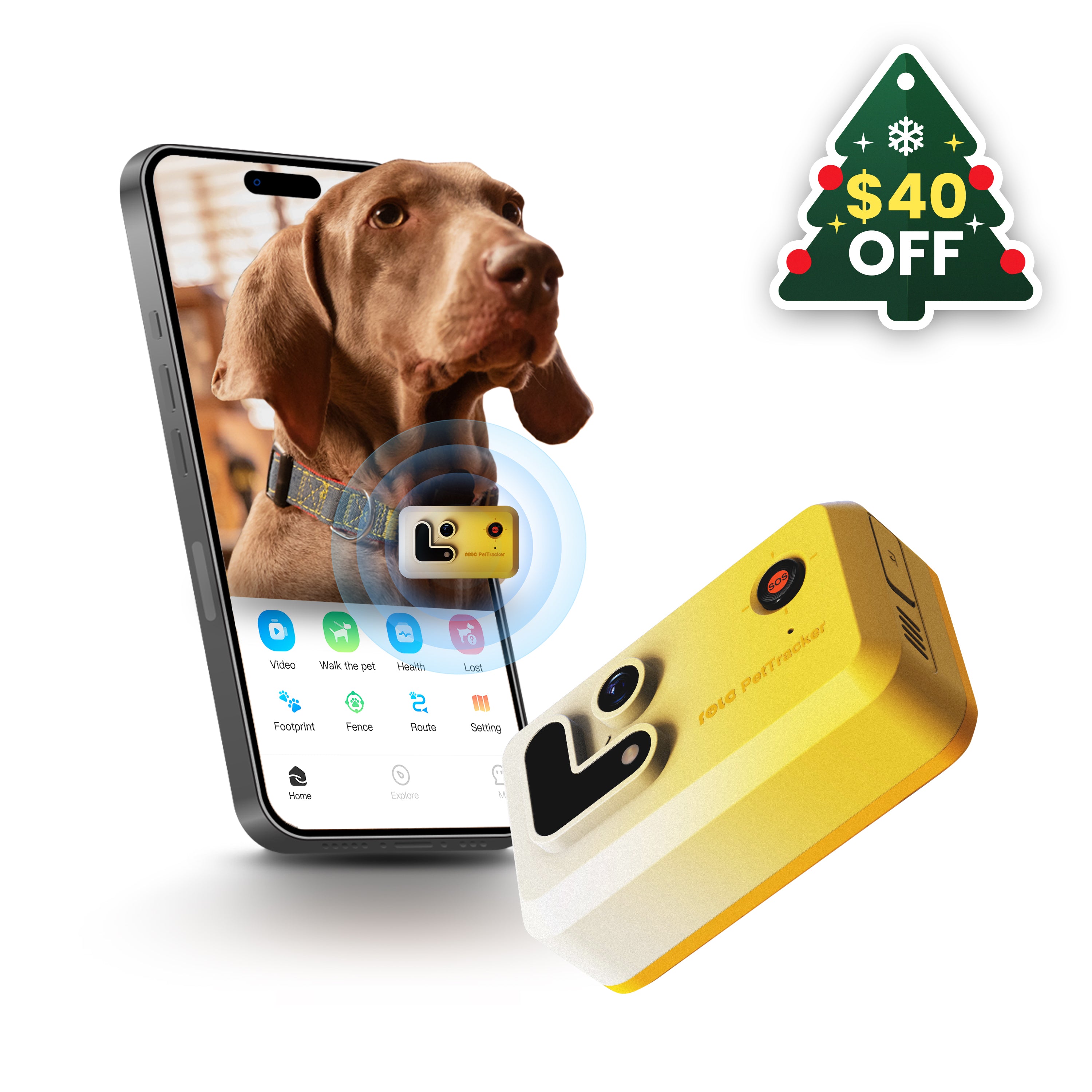 ROLA PetTracker-GPS Tracker with Camera