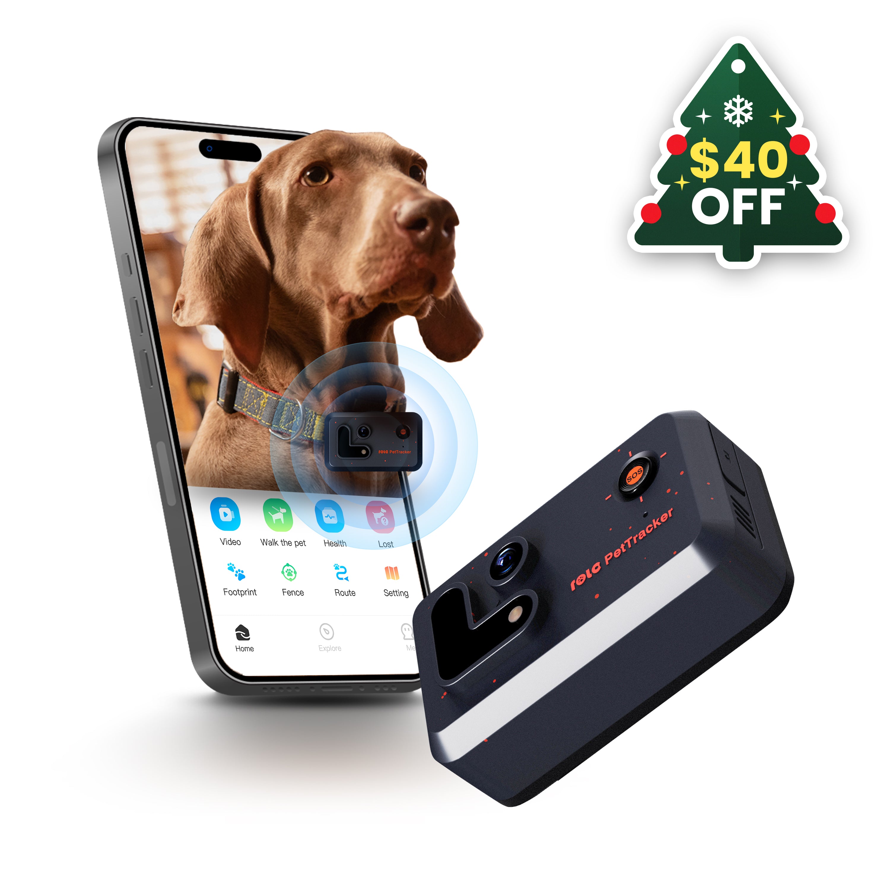 ROLA PetTracker-GPS Tracker with Camera