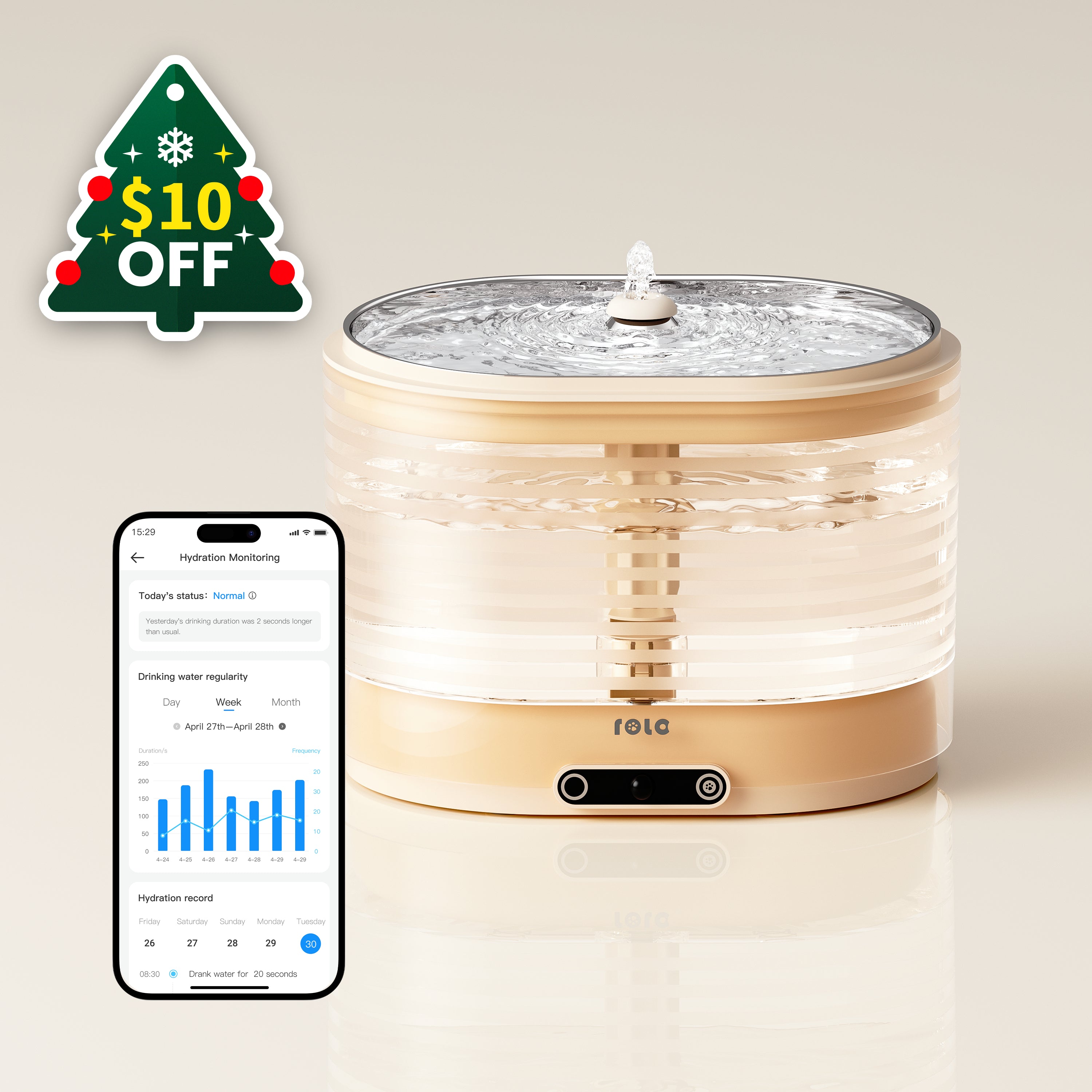 ROLA Smart Pet Water Fountain