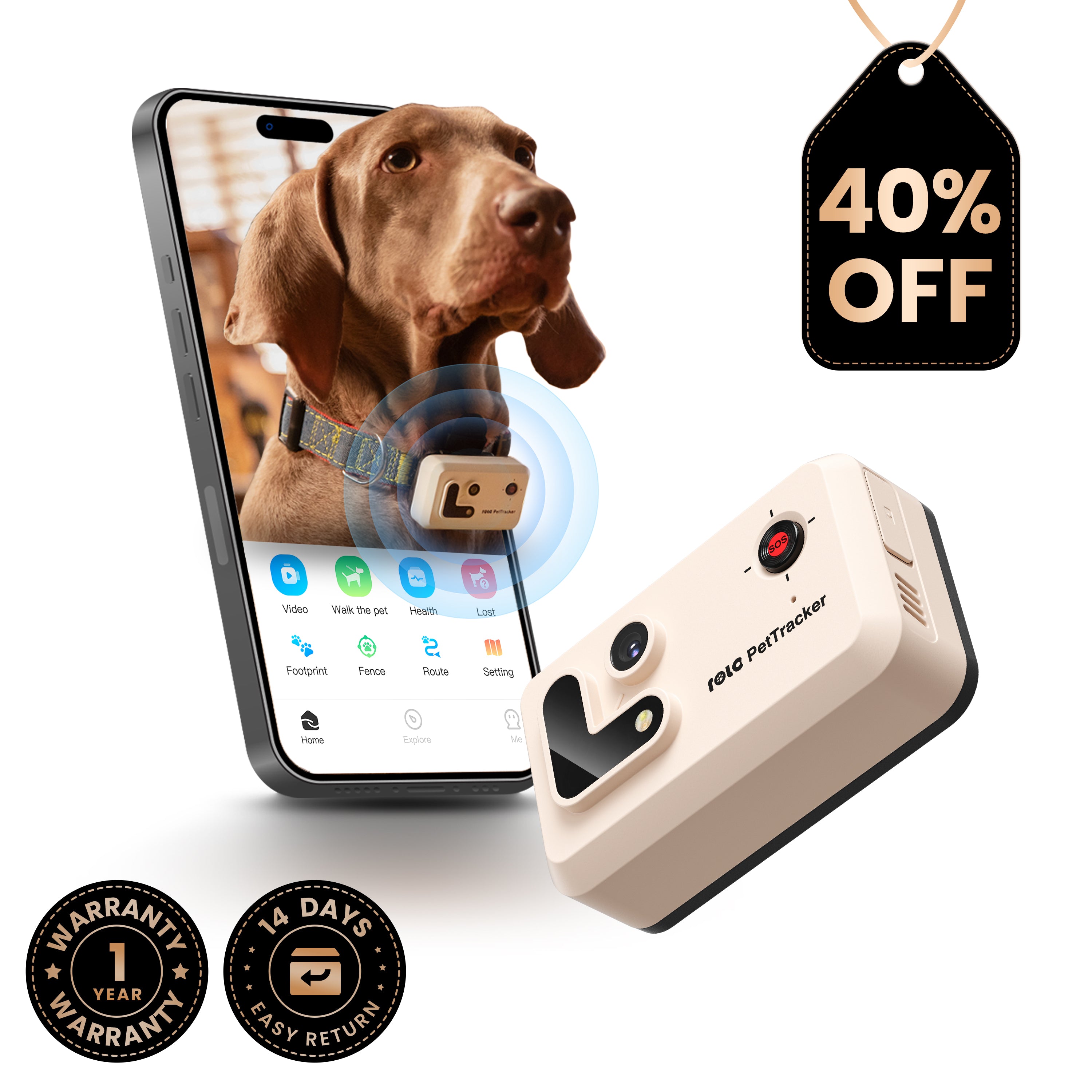 ROLA PetTracker – GPS-Tracker mit Kamera