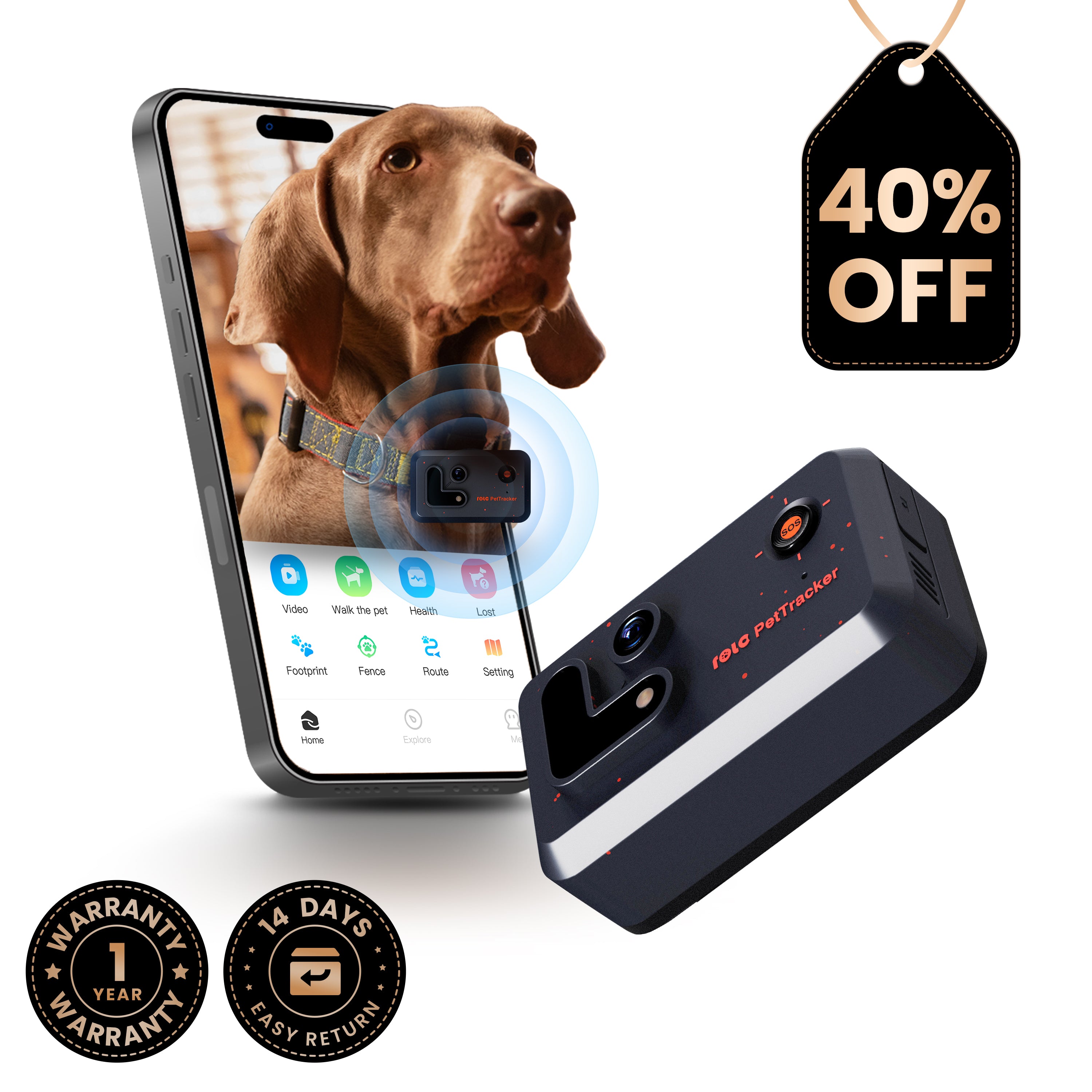 ROLA PetTracker – GPS-Tracker mit Kamera