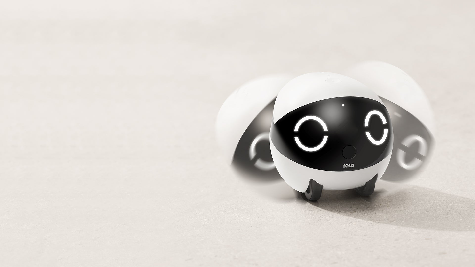 ROLA Mini companion robot tumbler design