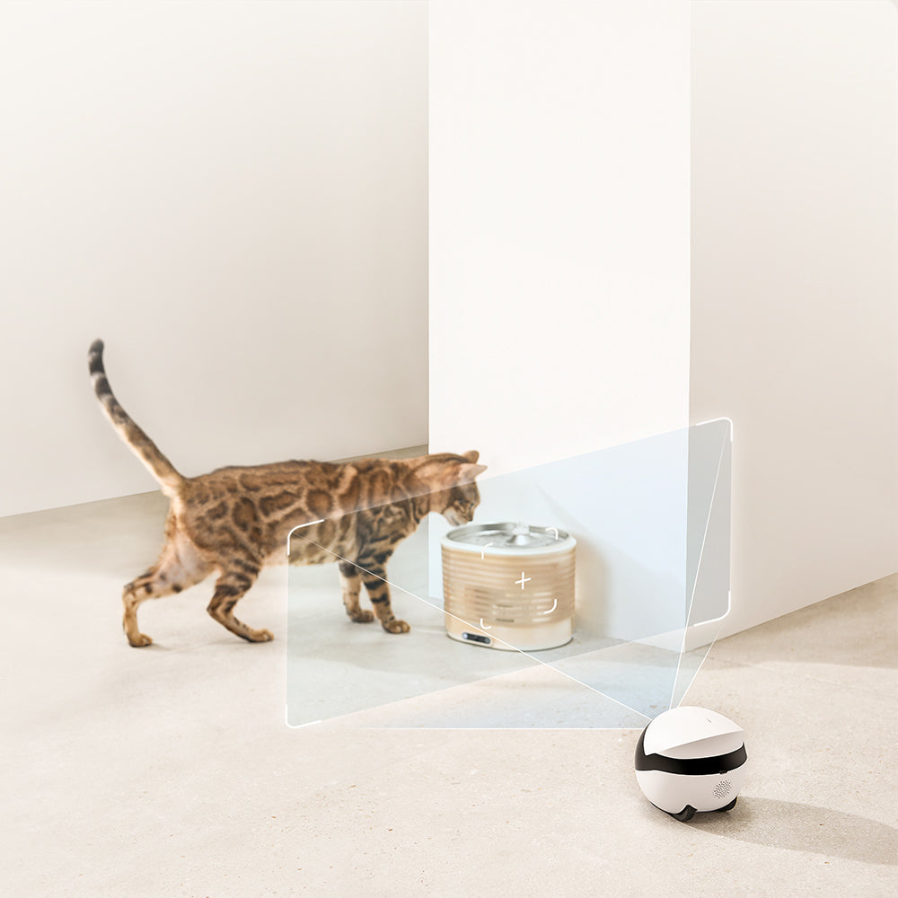 ROLA Mini pet monitor all around movable in the house