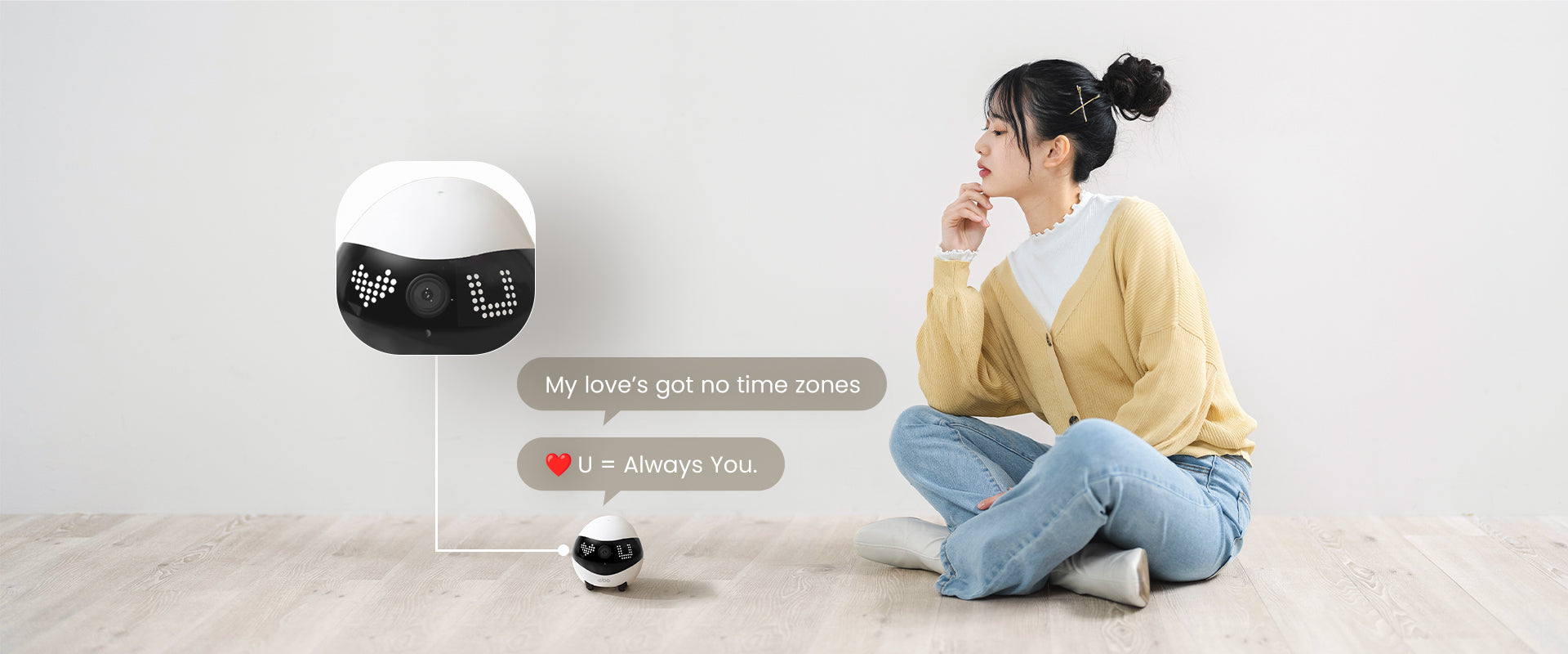 EBO Air 2  companion robot: companion for her/him
