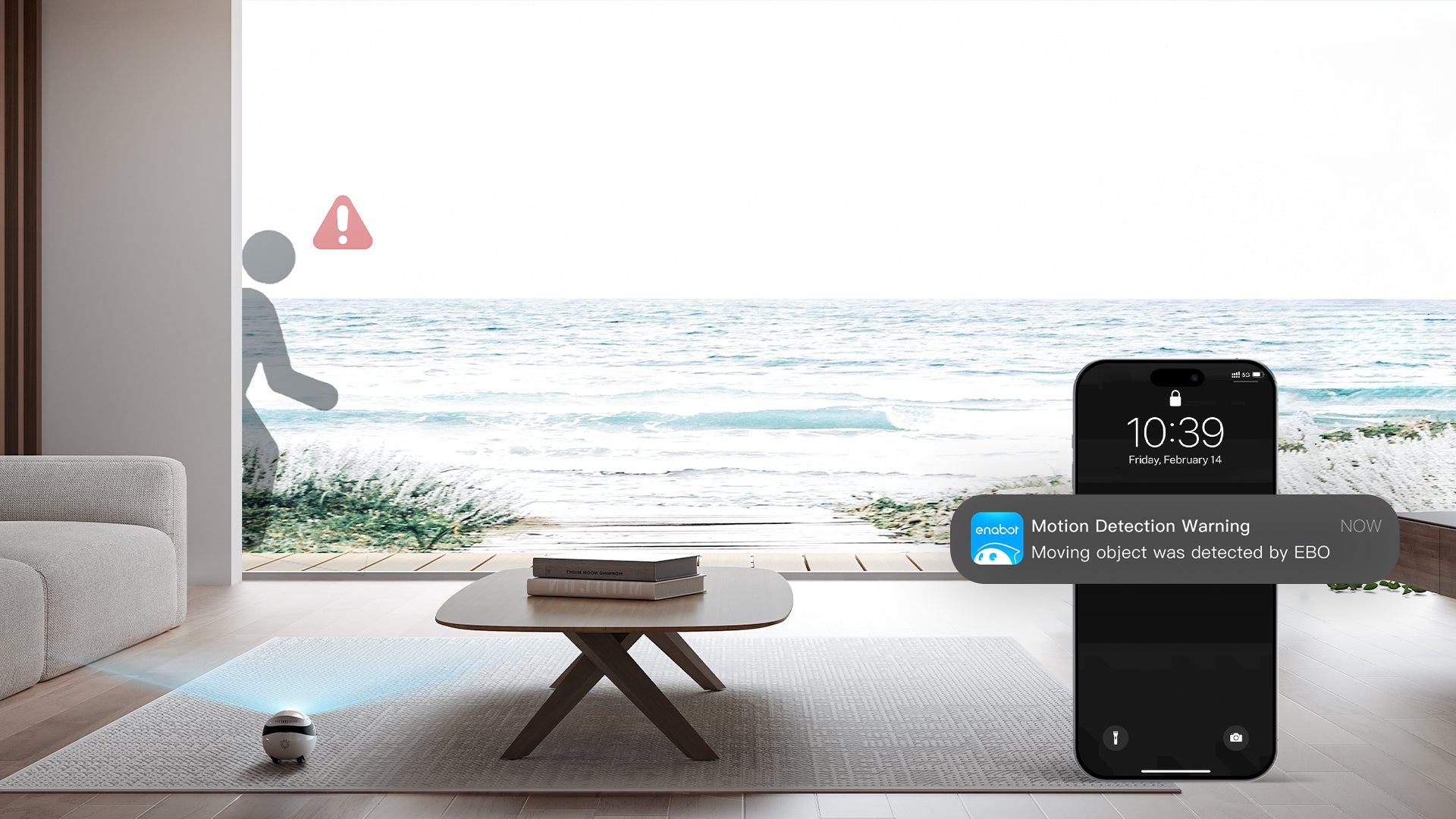 EBO Air 2  companion robot: Motion Detection and Activity Alerts