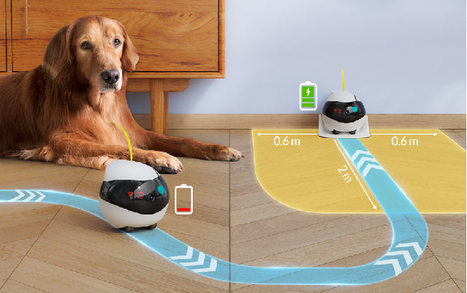 EBO Air one-touch auto charge function supports 24-hours companion