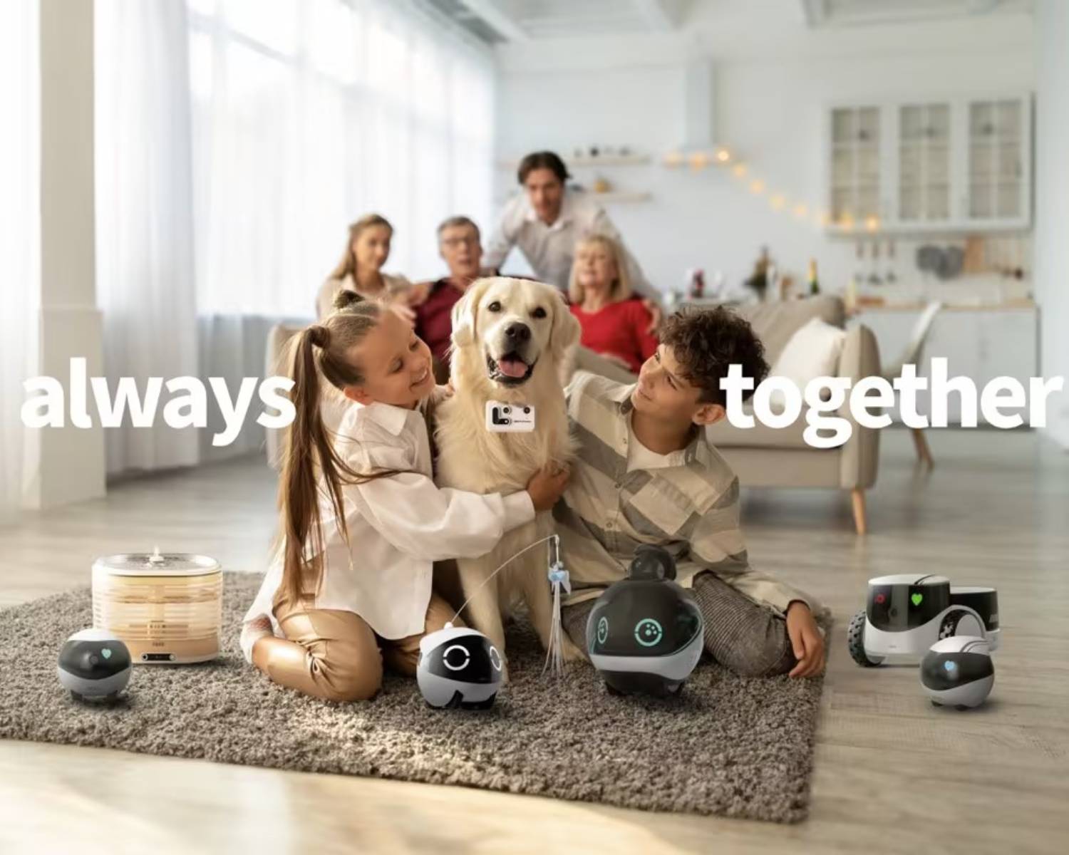 Enabot's brand concept always together