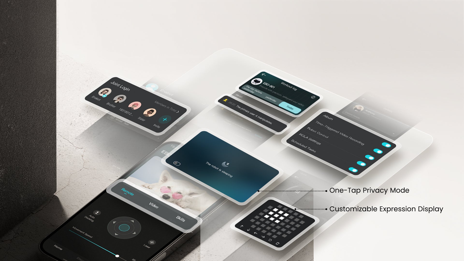 EBO Air 2  companion robot: Fresh UI Design, Smoother Interaction